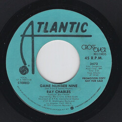 Ray Charles Game Number Nine USED VINYL 7INCH SINGLE 45 RPM STEREO MONO PROMO
