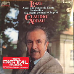 Franz Liszt / Claudio Arrau Après Une Lecture Du Dante / 6 Chants Polonais De Frédéric Chopin / Funérailles Vinyl LP USED