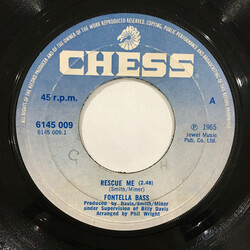 Fontella Bass Rescue Me USED VINYL 7INCH REISSUE