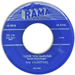 The Valentines I Love You Darling / Hand Me Down Love USED VINYL 7INCH SINGLE 45 RPM