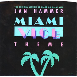 Jan Hammer Miami Vice Theme VINYL 7" USED