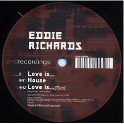 Eddie Richards Love Is... / House USED VINYL 12INCH 33 S RPM