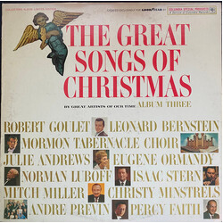 Various The Great Songs Of Christmas (By Great Artists Of Our Time) Album Three Vinyl LP USED