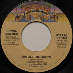Donna Summer Dim All The Lights USED VINYL 7INCH 45 RPM SINGLE