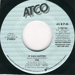 Yes It Can Happen USED VINYL 7"