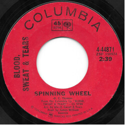 Blood, Sweat And Tears Spinning Wheel / More And More VINYL 7" USED