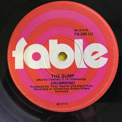 Drummond (2) The Bump USED VINYL 7INCH 45 RPM SINGLE