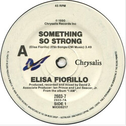 Elisa Fiorillo Something So Strong USED VINYL 7INCH SINGLE