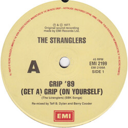 The Stranglers Grip '89 (Get A) Grip (On Yourself) USED VINYL 7INCH SINGLE 45 RPM