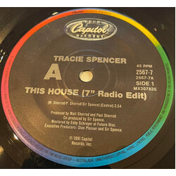 Tracie Spencer This House USED VINYL 7INCH 45 RPM SINGLE
