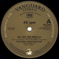 The Players Association We Got The Groove / I Like It USED VINYL 12INCH 45 RPM STEREO