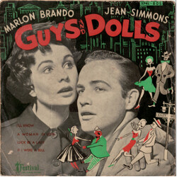 Marlon Brando / Jean Simmons (2) Samuel Goldwyn's Guys And Dolls USED VINYL 7INCH EP 45 RPM