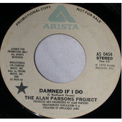 The Alan Parsons Project Damned If I Do USED VINYL 7INCH 45 RPM PROMO STYRENE STEREO MONO