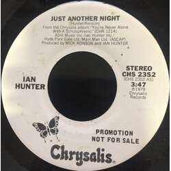 Ian Hunter Just Another Night USED VINYL 7INCH 45 RPM PROMO STEREO MONO