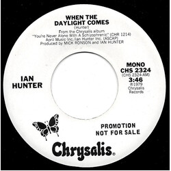 Ian Hunter When The Daylight Comes USED VINYL 7INCH 45 RPM PROMO STEREO MONO