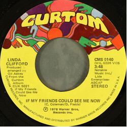 Linda Clifford If My Friends Could See Me Now USED VINYL 7INCH 45 RPM STYRENE STEREO