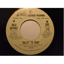 Arlo Guthrie Valley To Pray USED VINYL 7INCH 45 RPM PROMO