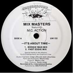 Mix Masters / MC Action It's About Time VINYL 12" USED