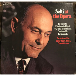Georg Solti / Orchestra Of The Royal Opera House, Covent Garden Solti At The Opera Vinyl LP USED