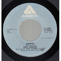 Eric Carmen Sunrise / My Girl USED VINYL 7INCH 45 RPM