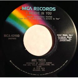 Mel Tillis I Believe In You USED VINYL 7INCH 45 RPM SINGLE