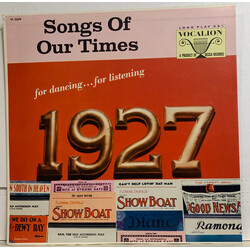 Bob Grant And His Orchestra Songs Of Our Times: Song Hits of 1927 Vinyl LP USED