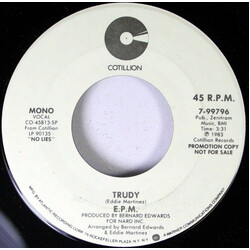 E.P.M. Trudy USED VINYL 7INCH 45 RPM PROMO STEREO MONO