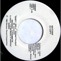 Michael Lovesmith Baby I Will USED VINYL 7INCH 45 RPM PROMO