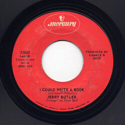 Jerry Butler I Could Write A Book / Since I Lost You Lady Vinyl 7" USED