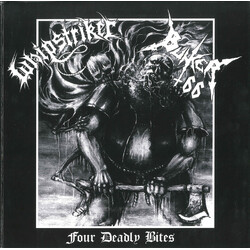 Whipstriker / Bunker 66 Four Deadly Bites USED VINYL 7INCH 45 RPM EP LIMITED EDITION