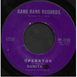 Damita (2) Operator / We Won't Say Goodbye USED VINYL 7INCH 45 RPM SINGLE
