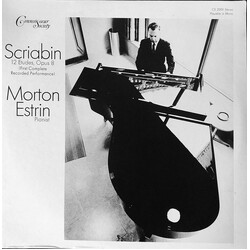 Alexander Scriabine / Sergei Vasilyevich Rachmaninoff / Morton Estrin 12 Etudes, Opus 8 / Lilacs, Daisies Vinyl LP USED