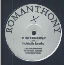 Romanthony The South Beach Banger / Technically Speaking VINYL 12" USED