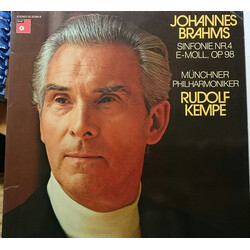Johannes Brahms / Rudolf Kempe / Münchner Philharmoniker Sinfonie Nr. 4 E-moll, Op. 98 Vinyl LP USED