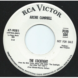 Archie Campbell The Cockfight USED VINYL 7INCH 45 RPM PROMO