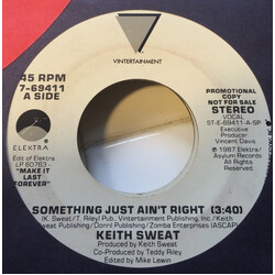 Keith Sweat Something Just Ain't Right USED VINYL 7INCH 45 RPM SINGLE PROMO
