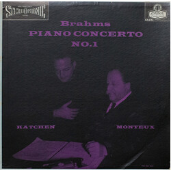 Johannes Brahms / Julius Katchen / Pierre Monteux Piano Concerto No.1 Vinyl LP USED