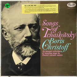 Pyotr Ilyich Tchaikovsky / Boris Christoff Songs Of Tchaikovsky Vinyl LP USED