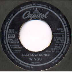 Wings (2) Silly Love Songs / Cook Of The House USED VINYL 7INCH SINGLE REISSUE