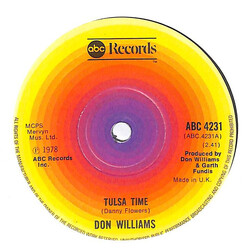 Don Williams (2) Tulsa Time Vinyl 7" USED