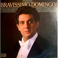 Placido Domingo Bravissimo, Domingo! Volume Two Vinyl LP USED
