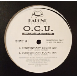Organized Crime Unit Penitentiary Bound USED VINYL 12INCH PROMO