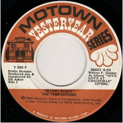 The Temptations Silent Night / Everything For Christmas USED VINYL 7INCH 45 RPM REISSUE