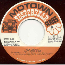 Mary Jane Girls In My House / Boys USED VINYL 7INCH 45 RPM SINGLE REISSUE