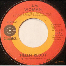 Helen Reddy I Am Woman Vinyl 7" USED