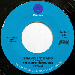 Creedence Clearwater Revival Travelin' Band / Who'll Stop The Rain VINYL 7" USED