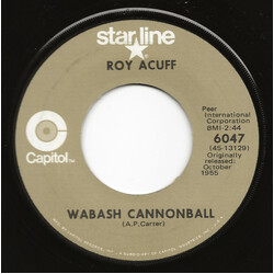 Roy Acuff Wabash Cannonball USED VINYL 7INCH 45 RPM SINGLE