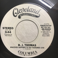 B.J. Thomas Whatever Happened To Old Fashioned Love USED VINYL 7INCH 45 RPM PROMO