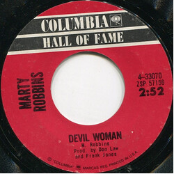 Marty Robbins Devil Woman USED VINYL 7INCH 45 RPM