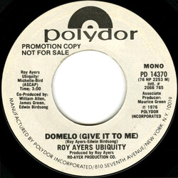 Roy Ayers Ubiquity Domelo (Give It To Me) USED VINYL 7INCH 45 RPM PROMO STEREO MONO
